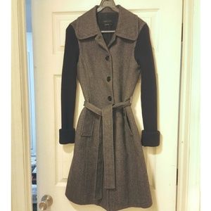 DONATED BCBGMaxAzria Wool Sweater Trenchcoat